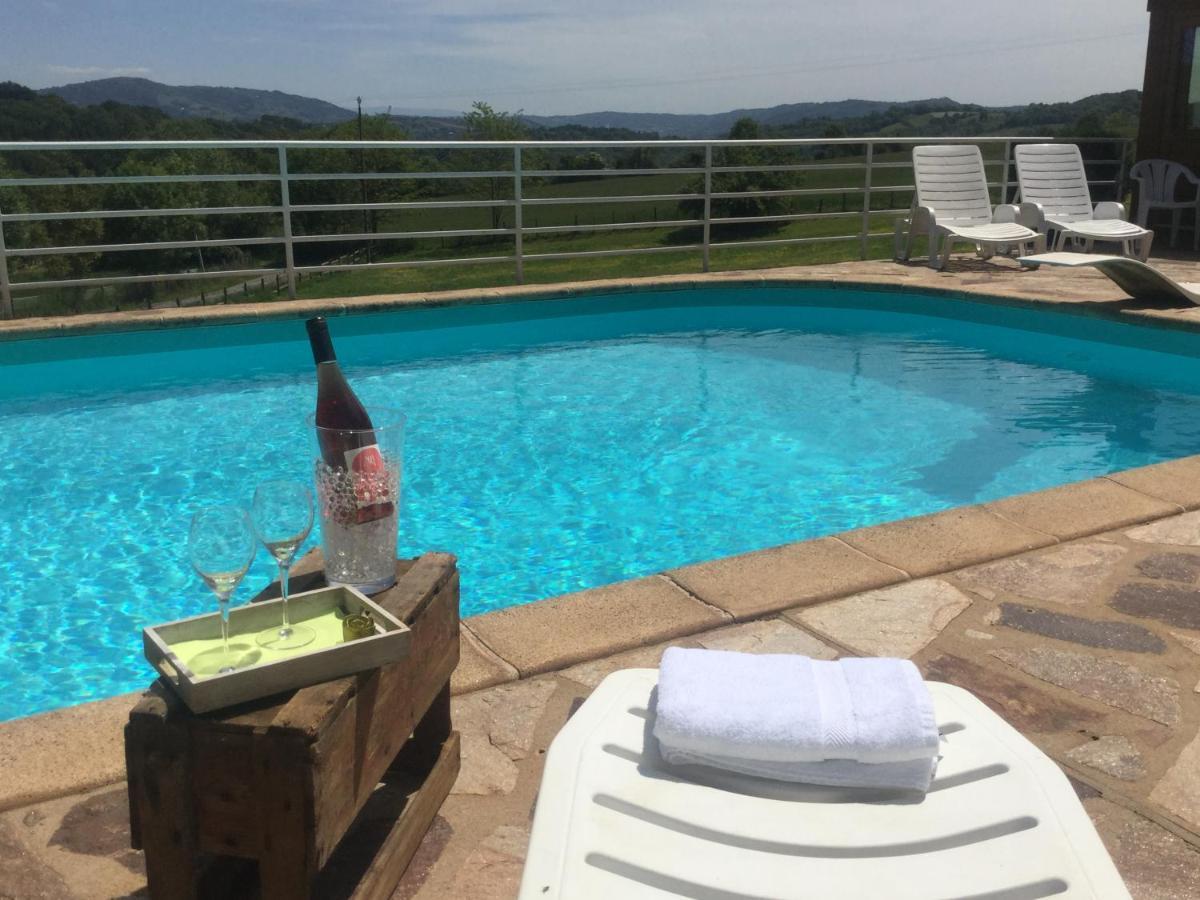 Conques-en-Rouergue Domaine Du Mas Naut Bed & Breakfast エクステリア 写真